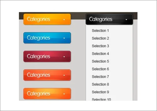 20 yeni PSD web element