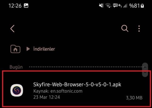 Android Telefona Uygulama Yükleme