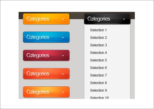 Buttons & drop-down Buttons & drop-down