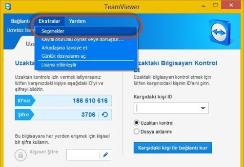 TeamViewer Performans Arttırmak