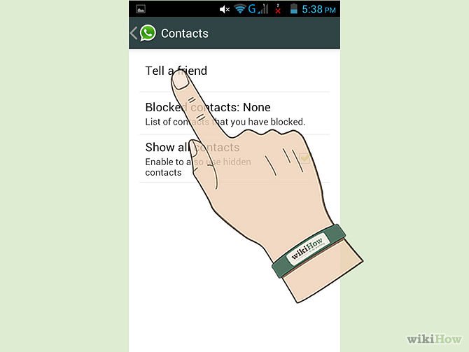 WhatsApp'ta davet göndermek