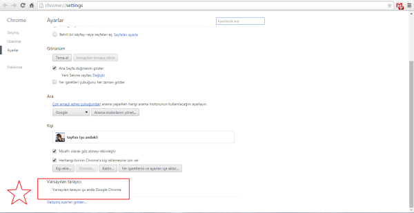 Google Chrome Nasıl Varsayılan Tarayıcı Yapılır? varsayilan-tarayici-yapmak