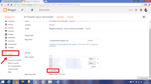 blogger-yazar-ekleme