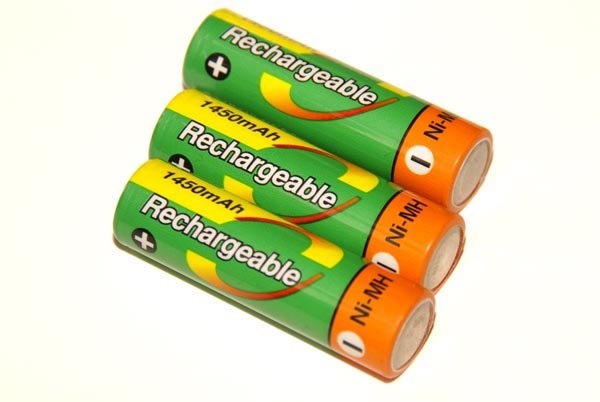Picture of rechargeable batteries