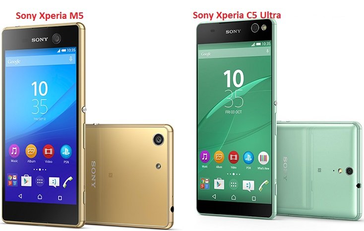 Sony Xperia M5 ve Sony Xperia C5 Ultra Karşılaştırması
