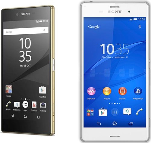 Sony Xperia Z5 Premium ve Sony Xperia Z3 Plus Karşılaştırması