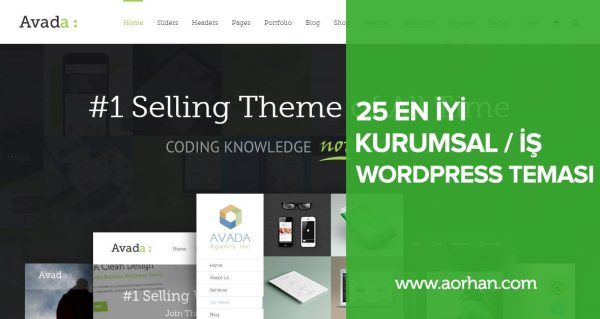 25 Adet En İyi İş/Kurumsal Wordpress Teması kurumsal-wordpress-tema