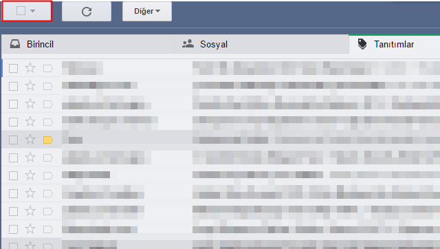 Gmail’de toplu Olarak Mailler Nasıl Silinir? mailleri-sec