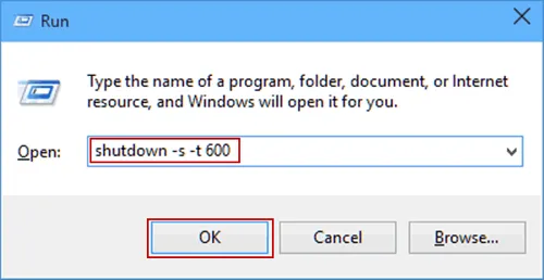 Windows 10'da Bilgisayarı Zaman Ayarlarlı Kapatma