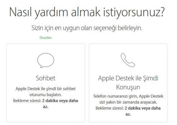 Apple Online Canlı Destek Nasıl Alınır? Apple Online Canlı Destek Nasıl Alınır?