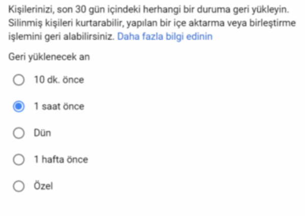 Rehberden Silinen Numaraları Geri Getirme Rehberden Silinen Numaraları Geri Getirme