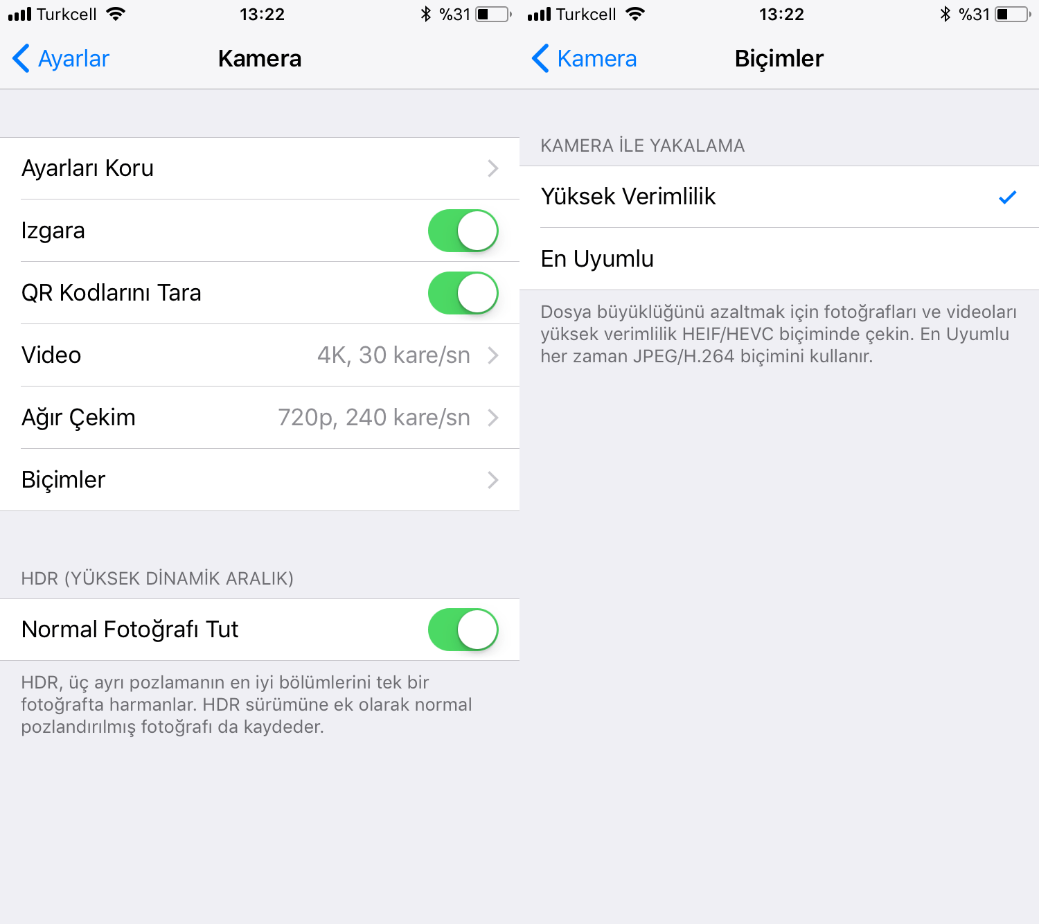 İPhone Cihazlarla Fotoğraf Ve Video Formatı Nasıl Değiştirilir?