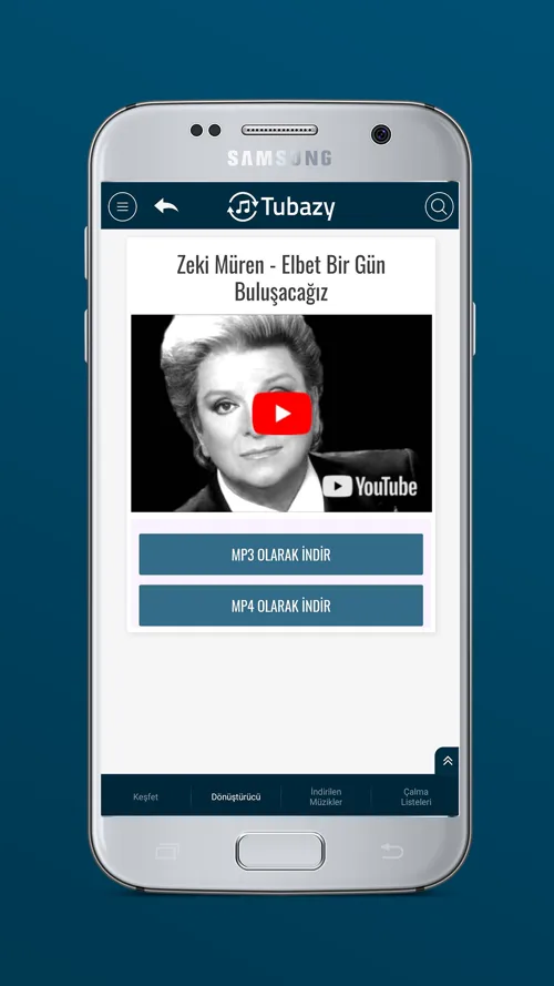 Tubazy Müzik: Youtube Mp3/Mp4 Dönüştürme Site/Uygulama