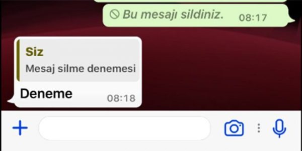 Whatsapp'ta Herkesten Sil Seçeneğini Engelleme Nasıl Yapılır? Whatsapp'ta Herkesten Sil Seçeneğini Engelleme Nasıl Yapılır?