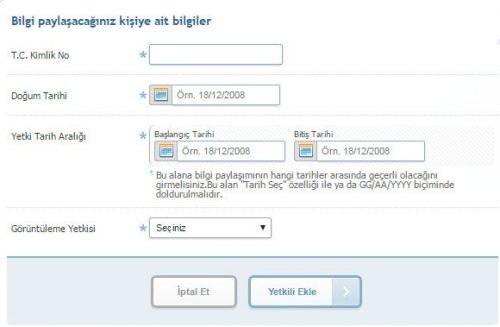 Şifre Vermeden e-Devlet Bilgilerini Başkalarıyla Paylaşma