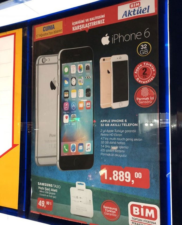 Bim'in iPhone 6'sı Ne Kadar Uygun? Bim'in iPhone 6'sı Ne Kadar Uygun?