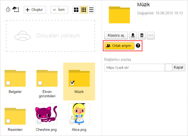 Yandex Disk Klasöre Ortak Erişim İmkanı Verme Yandex Disk Klasöre Ortak Erişim İmkanı Verme