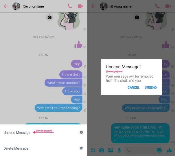 Facebook Unsend Message Nedir? Facebook Unsend Message Nedir?