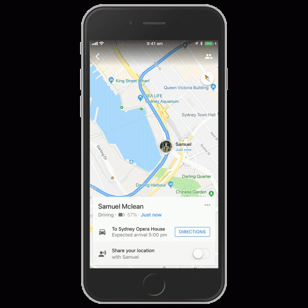 Google Maps Anlık Konum Paylaşımı