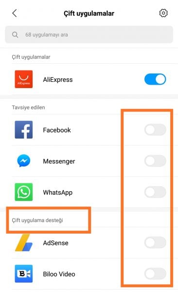 Android'de Aynı Uygulamayı Çift Kullanmak Android'de Aynı Uygulamayı Çift Kullanmak
