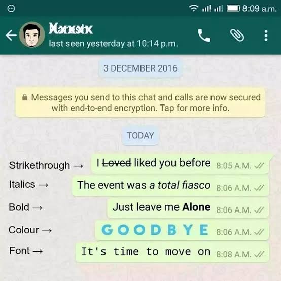 WhatsApp Yazı Tipini Değiştirme Nasıl Yapılır? WhatsApp Yazı Tipini Değiştirme Nasıl Yapılır?
