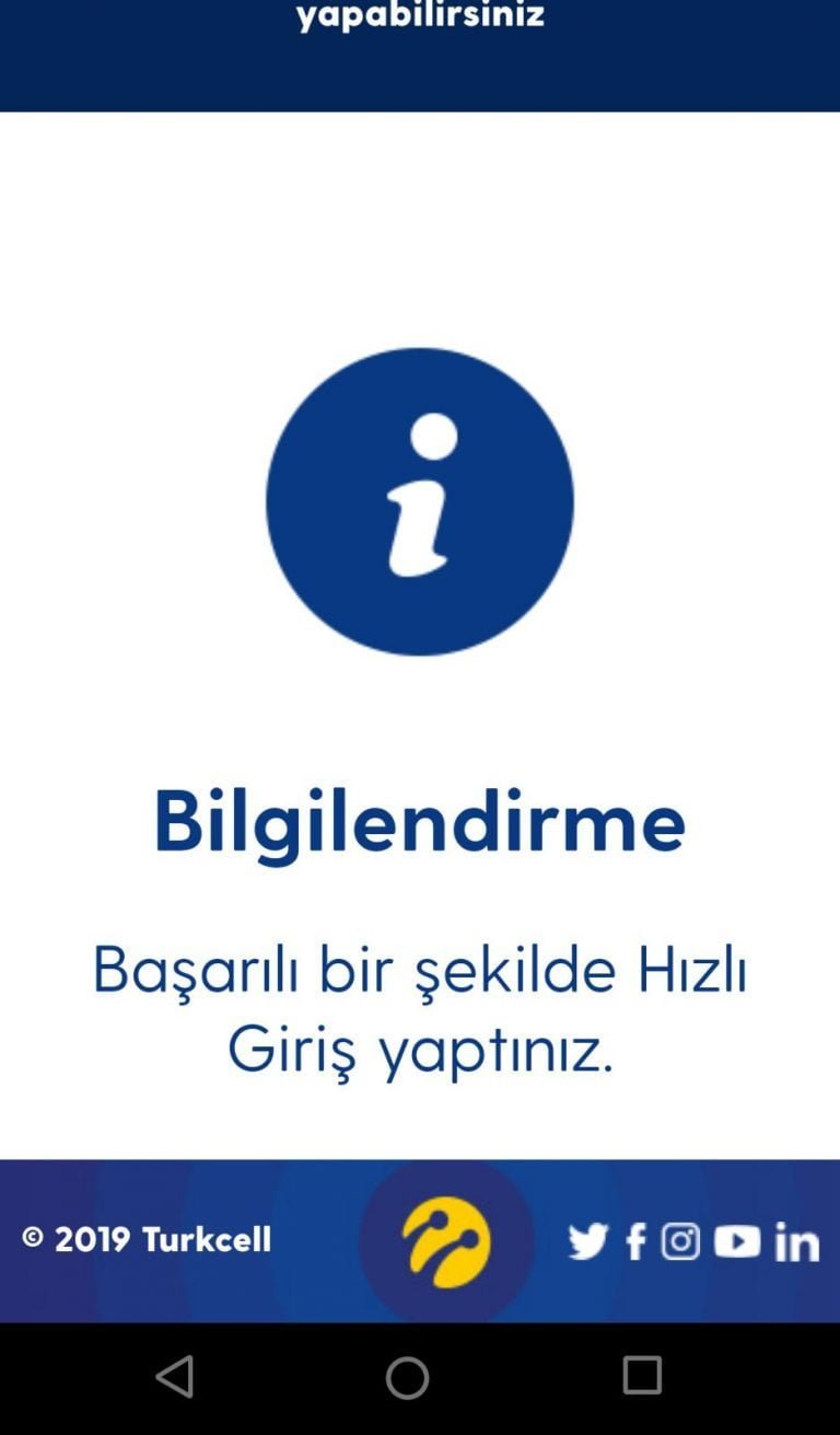 Turkcell Hızlı Giriş Nedir?
