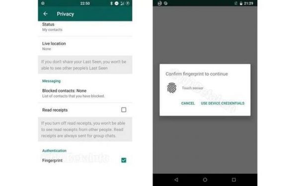 iOS için Whatsapp'ta Ekstra Güvenlik iOS için Whatsapp'ta Ekstra Güvenlik