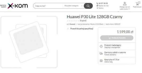 Huawei P30 Lite Modeli Satışa Çıktı Huawei P30 Lite Modeli Satışa Çıktı