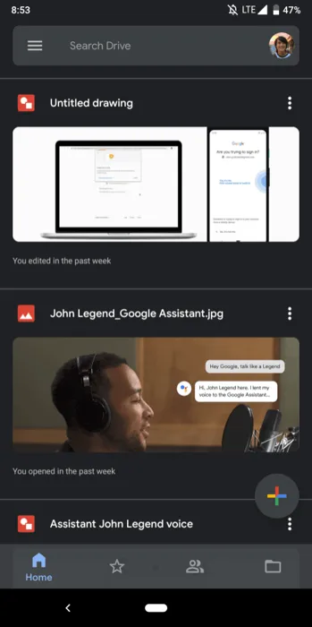 Google Drive Karanlık Mod ve Diğer Özellikler