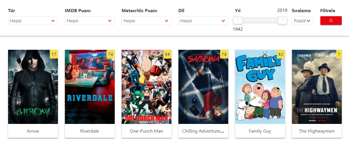 Netflix'de İçerikleri Kategorilendirme