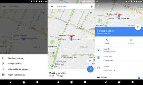 Google Haritalara Park Yeri Kaydetme