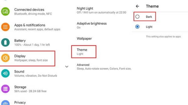 Android Q KAranlık Mod Nasıl Aktif Edilir?