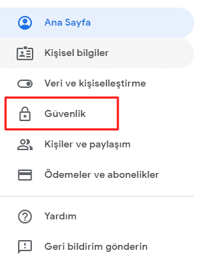 Gmail Şifresini Sıfırlama ve Değiştirme google şifre değiştirme