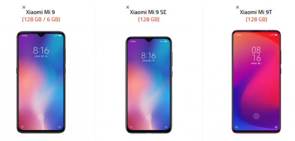 Şu an Ülkemizde Satın Alabileceğiniz Mi 9 Modellerini Karşılaştırıyoruz mi 9 model karşılaştırması