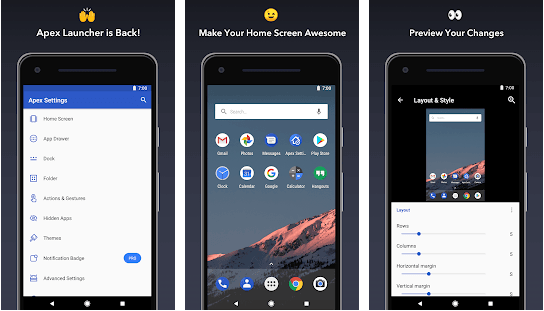 Android İçin Kullanabileceğiniz En İyi Launcherlar apex