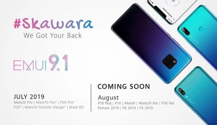 Hangi Huawei Modelleri Yeni Arayüz Olan EMUI 9.1 Güncellemesini Alacak?
