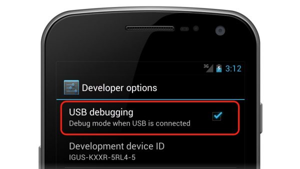 usb hata ayıklama
