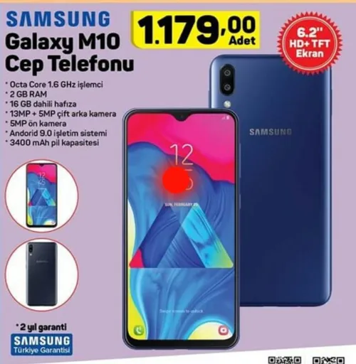Galaxy M10 Fırsatı A101'de