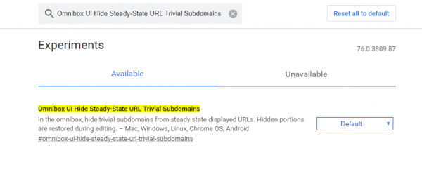 www ve https:// Görülmüyor Chrome Adres Satırındaki Değişiklik