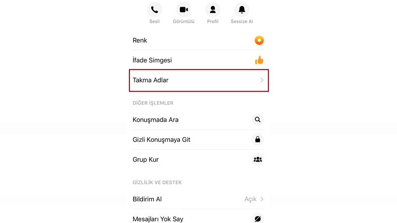 Facebook Messenger Kişiye Takma Ad Nasıl Verilir?