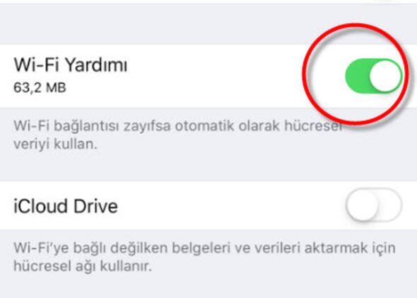 iPhone'da Şarjım Çabuk Bitiyor Ve İnternet Çok Gidiyor wifi yardımı