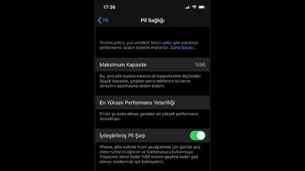 İyileştirilmiş Pil Şarjı Özelliği Nedir? iPhone'a Can Sıkıcı Özellik İyileştirilmiş Pil Şarjı Özelliği Nedir? iPhone'a Can Sıkıcı Özellik