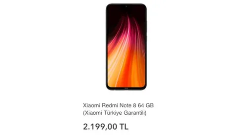Resmi Note 8 Türkiye Fiyatı ve Özellikleri