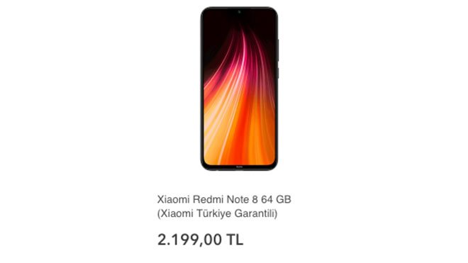 Resmi Note 8 Türkiye Fiyatı ve Özellikleri