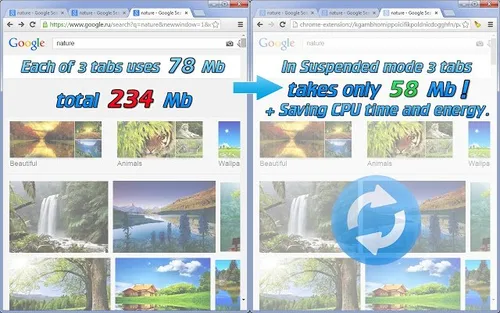 Chrome Ram Kullanımını Azalt Tab Suspender