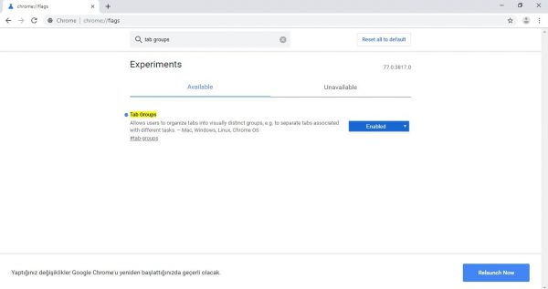 Chrome Sekme Gruplandırma Nedir Nasıl Açılır? Chrome Sekme Gruplandırma Nedir Nasıl Açılır?