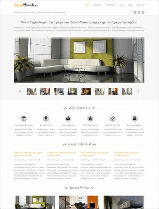 50 Adet Responsive Sade Wordpress Teması Wordpress Themes Responsive