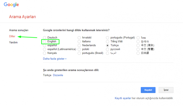 Google Arama Dili Nasıl Değiştirilir? Google Arama Dili Nasıl Değiştirilir?