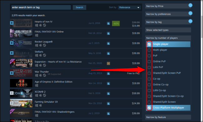 Steam Kütüphanesinde Detaylı Arama Yapma Steam Kütüphanesinde Detaylı Arama Yapma