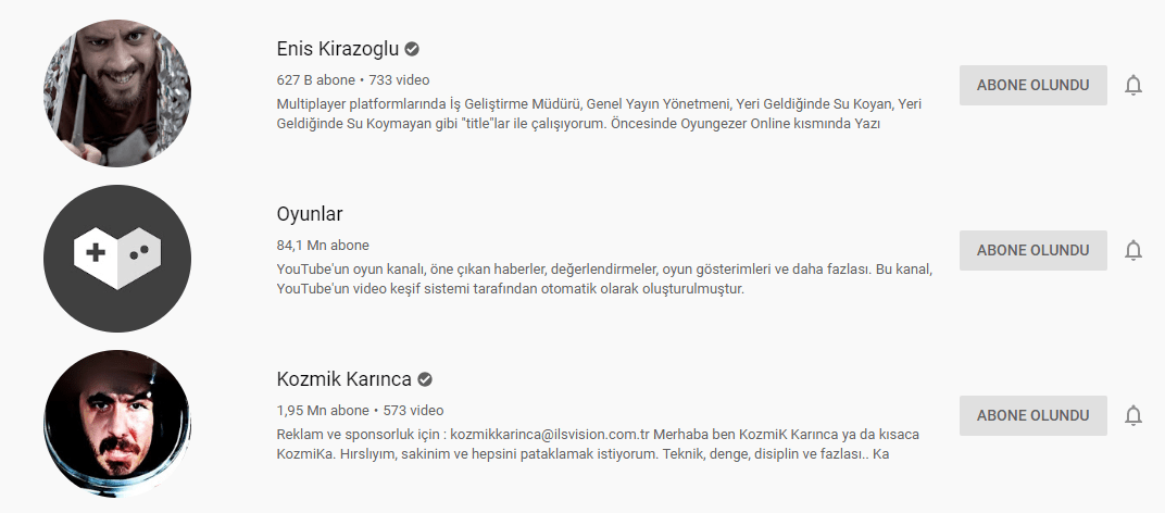 Youtube'da Toplu Şekilde Abonelikten Çıkma Youtube'da Toplu Şekilde Abonelikten Çıkma
